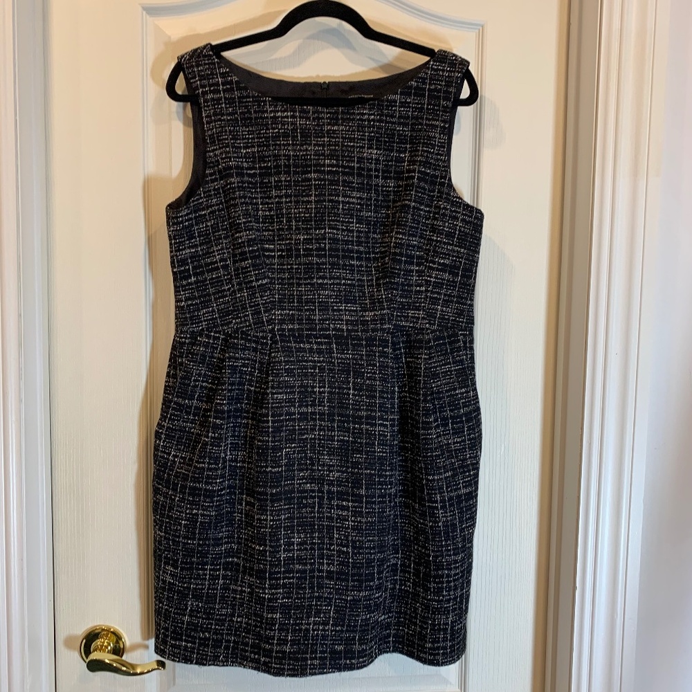 Nanette Lepore Dress‎ – Tweed Black & White | Size 12 (Large)
